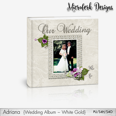 Adriana Wedding Album White Gold Edition