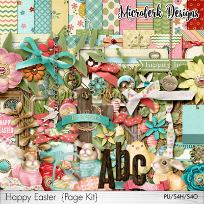 Happy Easter Page Kit