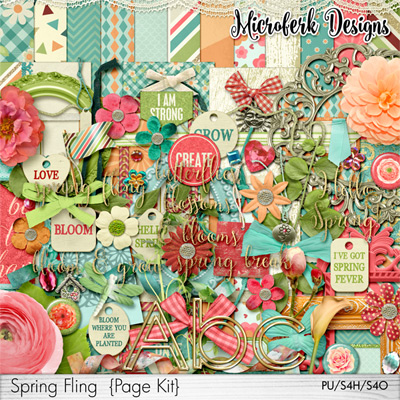 Spring Fling Page Kit